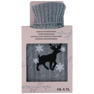 9. TERMOFOR GUMOWY W POKROWCU ALPINA 0,7L RENIFER