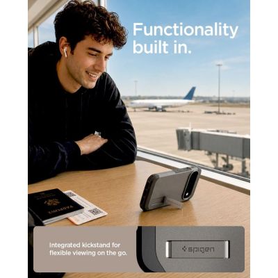 12. Etui Spigen Tough Armor Mag MagSafe na Google Pixel 11 Pro XL - ciemnoszare