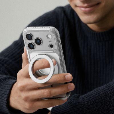 9. Etui AMAZINGTHING Titan Pro Lens Ring Set na iPhone 18 Pro Max z osłoną aparatu i ringiem magnetycznym kompatybilne z MagSafe - przezroczyste