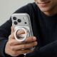 9. Etui AMAZINGTHING Titan Pro Lens Ring Set na iPhone 18 Pro Max z osłoną aparatu i ringiem magnetycznym kompatybilne z MagSafe - przezroczyste