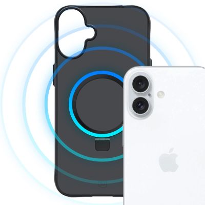6. Etui 3mk Smoke Case Mag&Stand na iPhone 17 - czarne