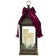 2. LATARNIA LAMPION ADWENTOWY ZNICZ  LED 60CM 3 ŚWIECE CZARNY