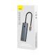 7. Hub USB Baseus UltraJoy Series 5w1 USB-C HDMI 4K 4x USB-A 3.0 - szary