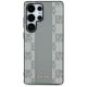 3. Etui DKNY Leather Checkered Pattern MagSafe na Samsung Galaxy S25 Ultra - szare
