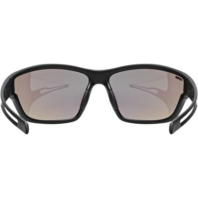 4. Okulary rowerowe Uvex Sportstyle 806 - black matt/mirror green