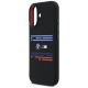 6. Etui BMW M Silicon Horizontal Line MagSafe na iPhone 17 - czarne