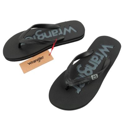 Wrangler buty klapki męskie laczki Cole Flipflop czarne japonki