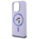 6. Etui Karl Lagerfeld Silicone Karl&Choupette Heads Ring MagSafe na iPhone 16 Pro - fioletowe