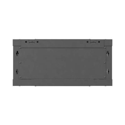 13. LANBERG SZAFA INSTALACYJNA RACK WISZĄCA 19" 4U 600X600 CZARNA DRZWI PERFOROWANE (FLAT PACK)