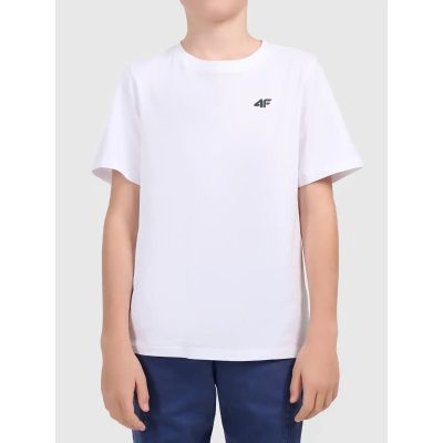 T-shirt bawełniany chłopięcy 4F 4FJWMM00TTSHM3603-10S