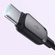 9. Kabel Joyroom Multi-Color Series A14 USB-A / USB-C 3A 1.2 m - czarny