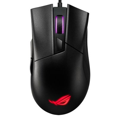 ASUS ROG Gladius II Core myszka Gaming Po prawej stronie USB Typu-A Optyczny 6200 DPI