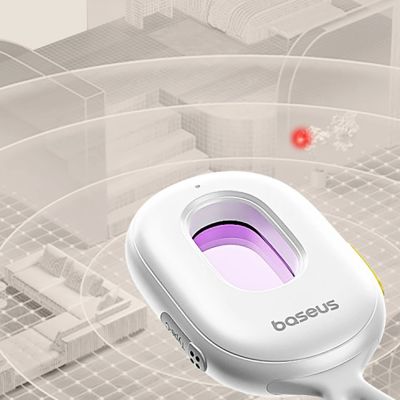 11. Wykrywacz ukrytych kamer Baseus Heyo Series II z alarmem i mini latarką + kabel Baseus Simple USB-A - USB-C – biały