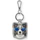 Etui Nimmy Glasses Cool and Cute Dog na lokalizator - szare