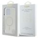 8. Etui Guess IML Glitter Circle MagSafe na iPhone 16 Pro Max - przezroczyste