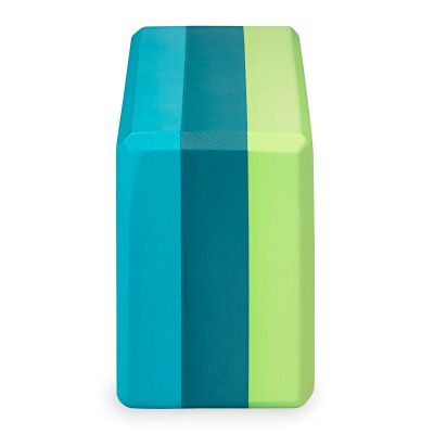 4. Kostka do Jogi Gaiam Teal Tonal Tri 62207
