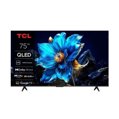 2. Telewizor TCL 75T69C QLED 75" 4K Ultra HD Google TV Dolby Atmos DVB-T2 Metaliczny