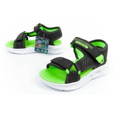 19. Sandały Skechers Jr 401673L/BKLM
