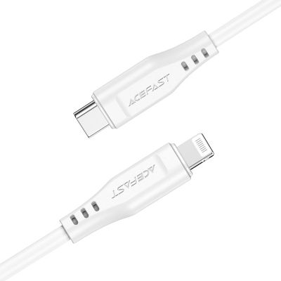 2. Kabel Acefast C3-01 Lightning - USB-C PD 30W 3A 480Mb/s 1,2m - biały