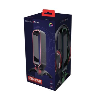 2. Stojak na słuchawki TRUST GXT265 CINTAR RGB HEADSET STAND
