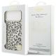 8. Etui Guess IML Leopard Glitter Triangle Logo MagSafe na iPhone 17 Pro Max / 18 Pro Max - czarne