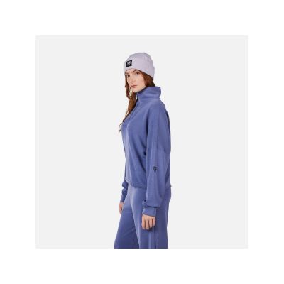 4. Bluza damska ROSSIGNOL W CHAVANETTE HZ SCUBA FLEECE niebieska