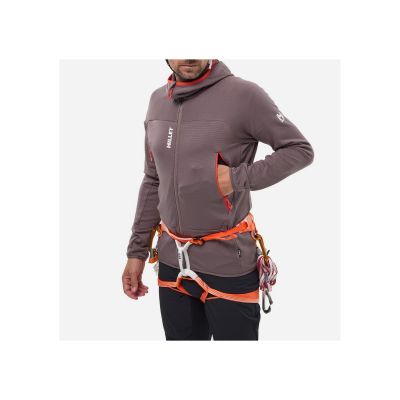 6. Bluza męska MILLET Fusion Grid Hoodie M fioletowa śliwkowa