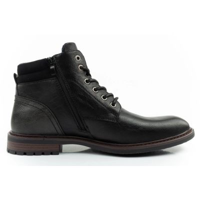 13. Wrangler George  buty męskie sztyblety trzewiki eleganckie modne czarne
