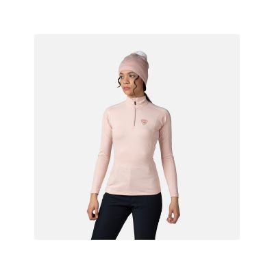 3. Bluza Rossignol W Classique 1/2 Zip różowy