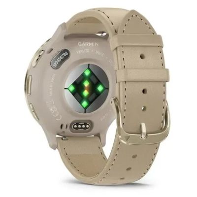 12. Garmin 010-02785-55 smartwatch / zegarek sportowy 3,05 cm (1.2") AMOLED 41 mm Cyfrowy 390 x 390 px Ekran dotykowy Złoto Wi-Fi GPS
