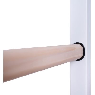 4. DRABINKA GIMNASTYCZNA DRĄŻEK PORĘCZ ŁAWKA AKCESORIA DZIECIĘCE BIAŁY MAT BENCHK 414