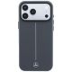 3. Etui Mercedes Leather Semi Wrap with Iconic Line MagSafe na iPhone 18 Pro / 17 Pro - ciemnoszare