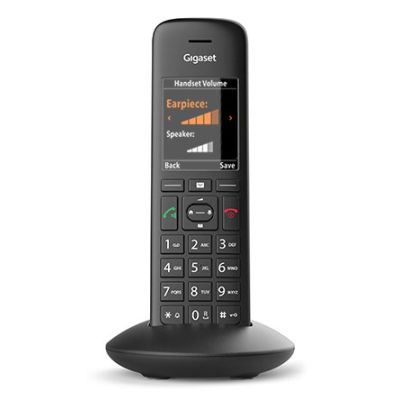 6. Gigaset C570HX Telefon analogowy/DECT Nazwa i identyfikacja dzwoniącego Czarny
