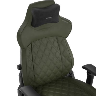 3. Corsair TC500 LUXE Fotel dla gracza Tapicerowane siedzisko Zielony