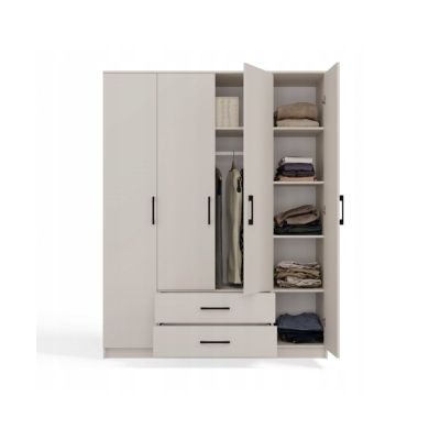 4. SZAFA ROMANA 160X205 KASZMIR BEZ LUSTRA KOMPLET