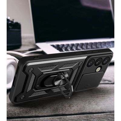 3. Etui Hybrid Armor Camshield na Samsung Galaxy S26 Ultra - czarne