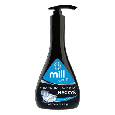 2. MILL WASH Koncentrat balsam do mycia naczyń Hipoalergiczny Len 555ml