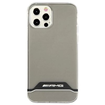 3. Etui AMG Electroplate Black&White na iPhone 12 / 12 Pro - przezroczyste