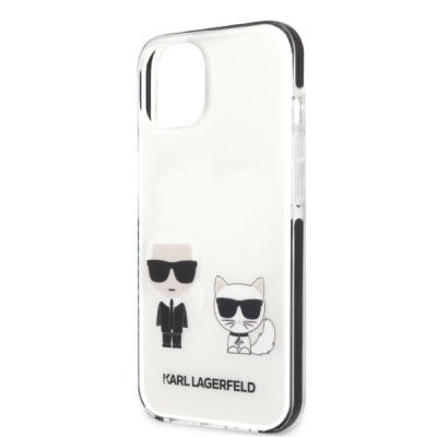 6. Etui Karl Lagerfeld Karl&Choupette na iPhone 13 mini - białe