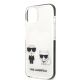 6. Etui Karl Lagerfeld Karl&Choupette na iPhone 13 mini - białe