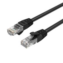 Kabel sieciowy Ethernet Orico PUG-C6 CAT6 1000Mbps RJ45 internetowy LAN okrągły 40 m - czarny