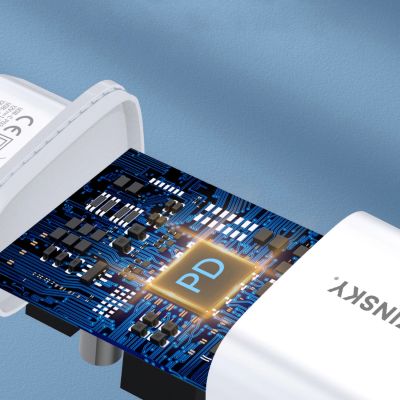 14. Ładowarka sieciowa Wozinsky WGWCW USB-A USB-C 20W - biała