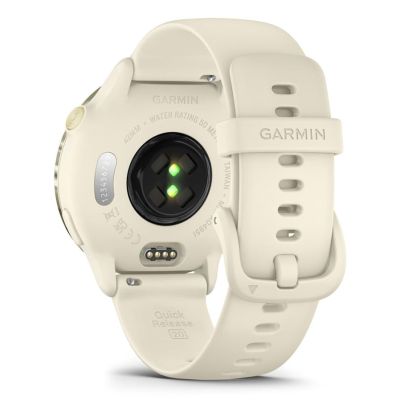 14. Zegarek Garmin Vivoactive 6 42mm Bone/Lunar Gold