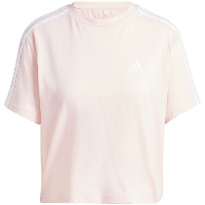 7. Koszulka adidas Essentials 3-Stripes Single Jersey Crop Top W IY4227