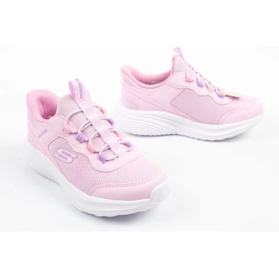 7. Skechers buty dziecięce sportowe Bounder Pro Slip-Ins wsuwane różowe