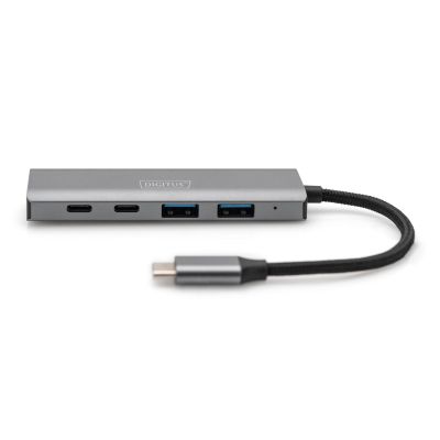 3. Digitus Koncentrator USB-C 4-portowy, 2 x USB A i 2 x USB-C