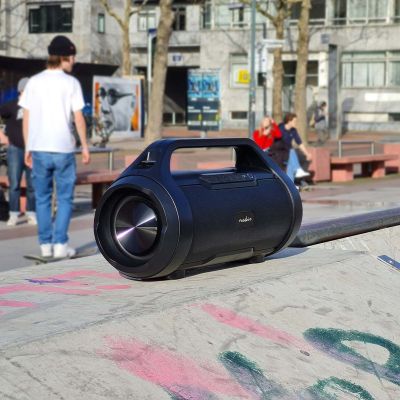 16. Głośnik Nedis Party Boombox 60W LED [60W/ 6Std Akku/ Bluetooth/ TWS/ LED]