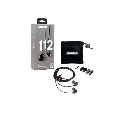 2. Shure SE112-GR-EFS - Słuchawki douszne, szare