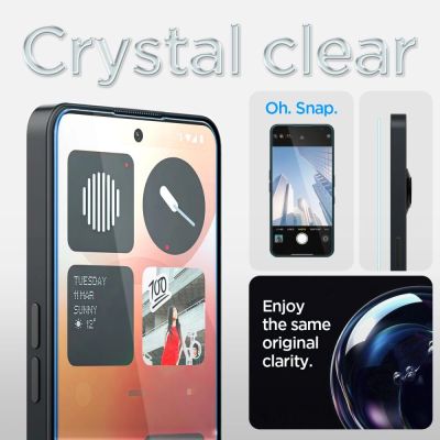 4. Szkło hartowane Spigen Glas.tR EZ Fit na Nothing Phone 3A / 3A Pro - przezroczyste