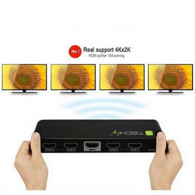 11. Rozgałęziacz telewizyjny Techly IDATA HDMI-4K4 4x HDMI